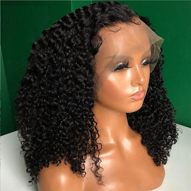 Premium Wig - Kicky Locks Small Curly Front Lace Wig-Lace Front Wig-UNIQSO EU