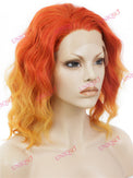 Premium Wig - Lace Front Cherry Red Wig (Cascading Curls)-Lace Front Wig-UNIQSO EU