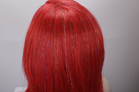 Premium Wig - Poppy Red Layered Lace Front Tinsel-Lace Front Wig-UNIQSO EU