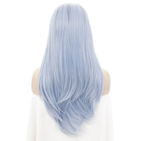 Premium Wig - Rooted Glacier Blue Long Straight Lace Front Wig-Lace Front Wig-UNIQSO EU