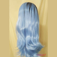 Premium Wig - Rooted Glacier Blue Long Straight Lace Front Wig-Lace Front Wig-UNIQSO EU