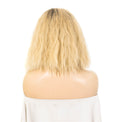 Premium Wig - Rooted Honey Blonde in Medium Curl Lace Front Wig-Lace Front Wig-UNIQSO EU