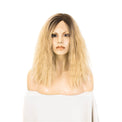 Premium Wig - Rooted Honey Blonde in Medium Curl Lace Front Wig-Lace Front Wig-UNIQSO EU