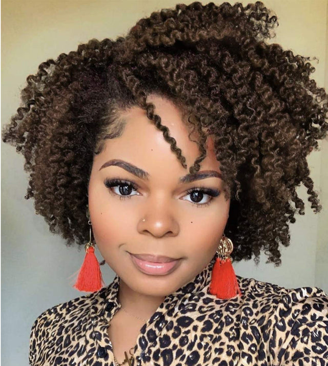 Premium Wig - Sheen Curls African Female Lace Wig-Lace Front Wig-UNIQSO EU