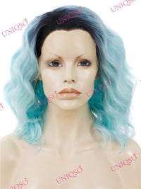 Premium Wig - Short Hippy Lace Front Curly Wig-Lace Front Wig-UNIQSO EU
