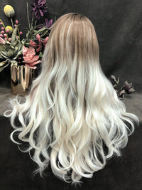 Premium Wig - Toffee Blonde Ombre Long Lace Front-Lace Front Wig-UNIQSO EU