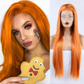 Ritzy Orange Front Lace Wig-Lace Front Wig-UNIQSO EU
