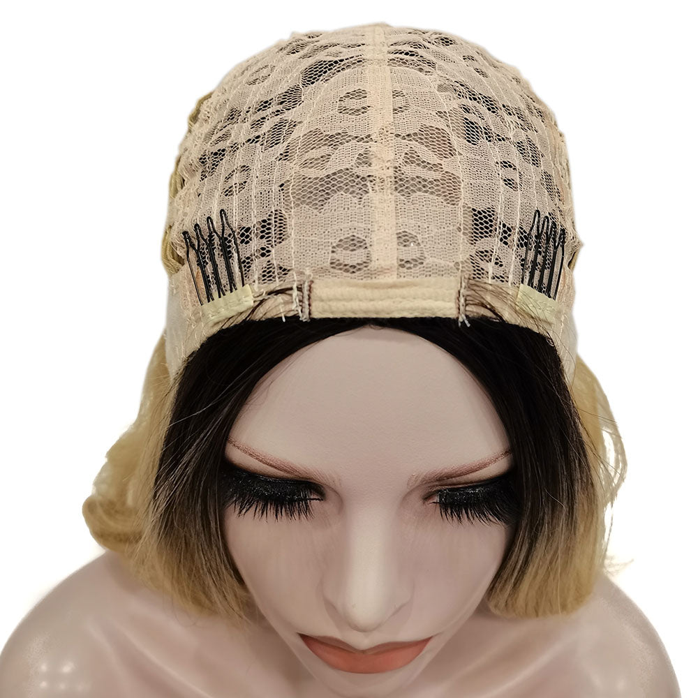 Rooted Dusty Blonde Long Wavy Daily Wig-Daily Wig-UNIQSO EU