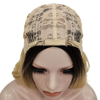Rooted Dusty Blonde Long Wavy Daily Wig-Daily Wig-UNIQSO EU