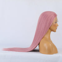 Rosy Berry Long Straight Lace Front Wig-Lace Front Wig-UNIQSO EU
