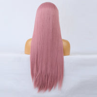 Rosy Berry Long Straight Lace Front Wig-Lace Front Wig-UNIQSO EU