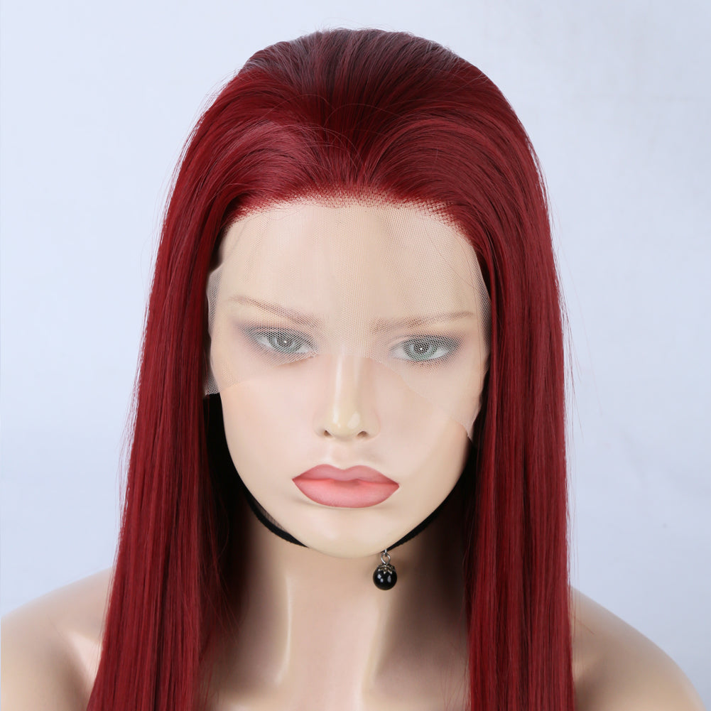 Royal Scarlet Front Lace Wig-Lace Front Wig-UNIQSO EU