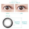 SEED Eye Coffret 1 Day UV M Clear Accent - Natural Make-Colored Contacts-UNIQSO EU