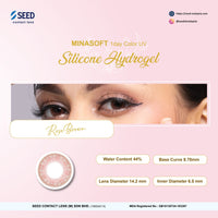 SEED Minasoft 1 day Color UV - Rose Brown-Colored Contacts-UNIQSO EU