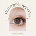 SEED Monthly Color Lens UV - Glittering Brown-Colored Contacts-UNIQSO EU