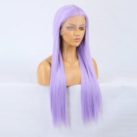 Sassy Shades Light Purple Front Lace Long Straight Wig-Lace Front Wig-UNIQSO EU