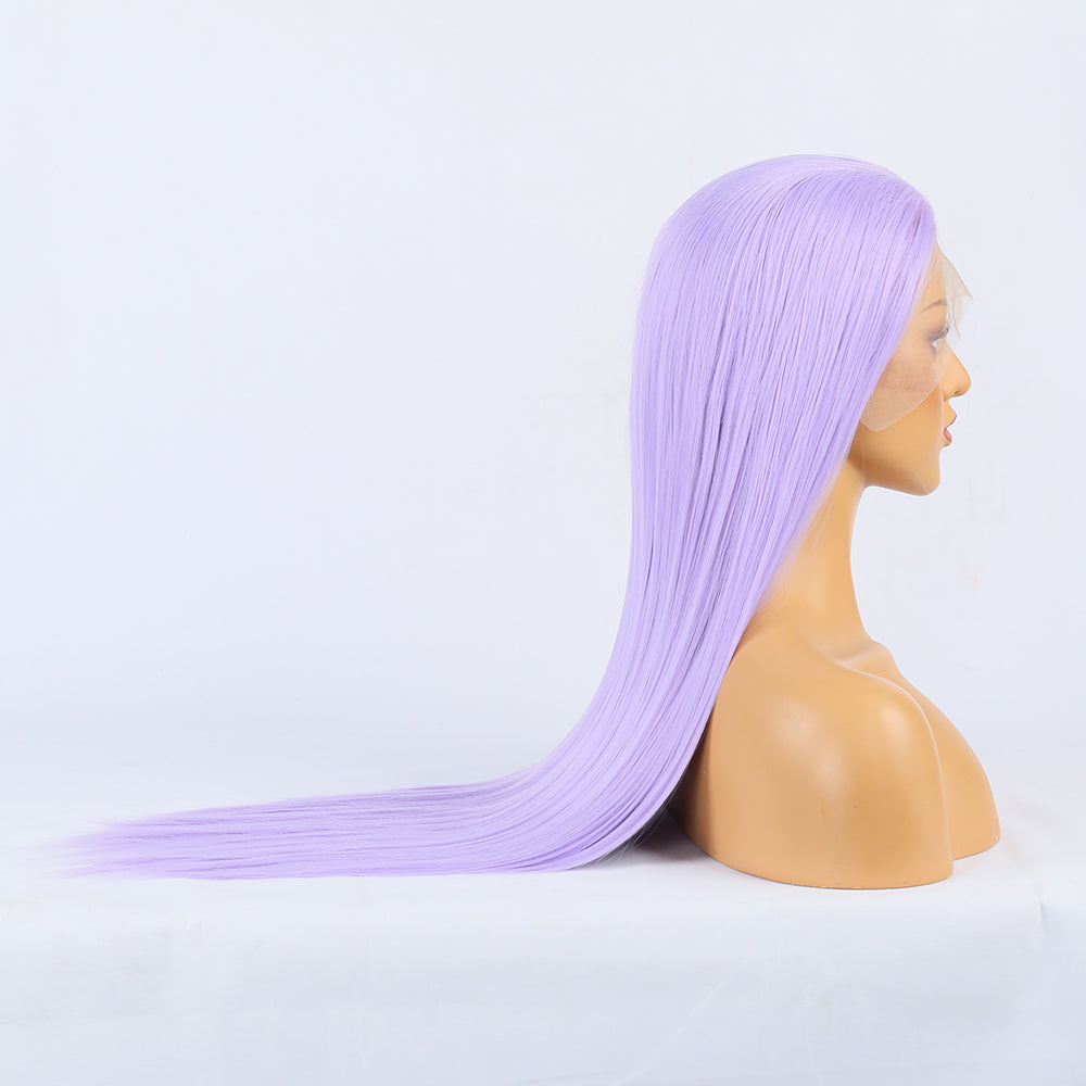 Sassy Shades Light Purple Front Lace Long Straight Wig-Lace Front Wig-UNIQSO EU