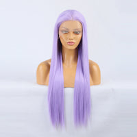 Sassy Shades Light Purple Front Lace Long Straight Wig-Lace Front Wig-UNIQSO EU