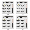 Sexy Sheep Mixed Designs Faux Mink Magnetic Eyelashes Kit Set (3 Pairs)-Magnetic Eyelash-UNIQSO EU