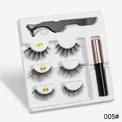 Sexy Sheep Mixed Designs Faux Mink Magnetic Eyelashes Kit Set (3 Pairs)-Magnetic Eyelash-UNIQSO EU