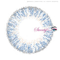 Sweety 3 Tones Blue Hazel colored contacts