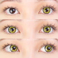 Sweety Akaten Yellow (1 lens/pack)-Colored Contacts-UNIQSO EU