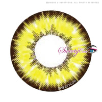 Sweety Akaten Yellow (1 lens/pack)-Colored Contacts-UNIQSO EU
