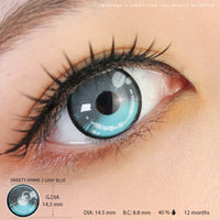 Sweety Anime 2 Gray Blue (1 lens/pack)-Colored Contacts-UNIQSO EU