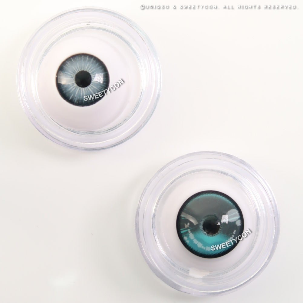 Sweety Anime 2 Gray Blue (1 lens/pack)-Colored Contacts-UNIQSO EU