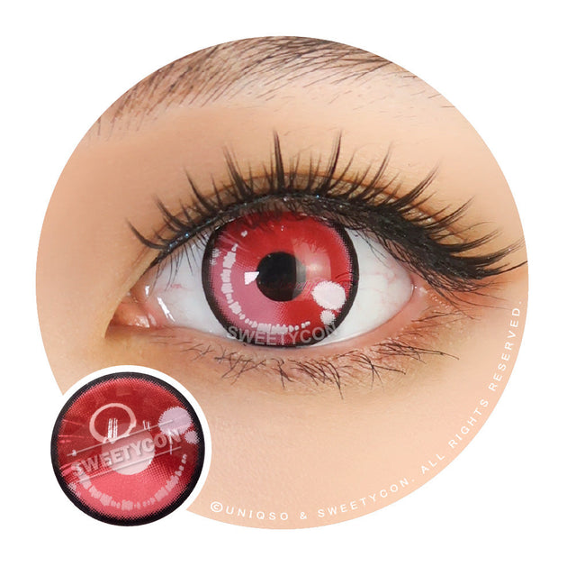 Sweety Anime 2 Red Pink (1 lens/pack)-Colored Contacts-UNIQSO EU