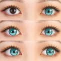 Sweety Anime 2 Teal Green (1 lens/pack)-Colored Contacts-UNIQSO EU