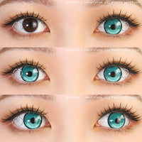 Sweety Anime 2 Teal Green (1 lens/pack)-Colored Contacts-UNIQSO EU