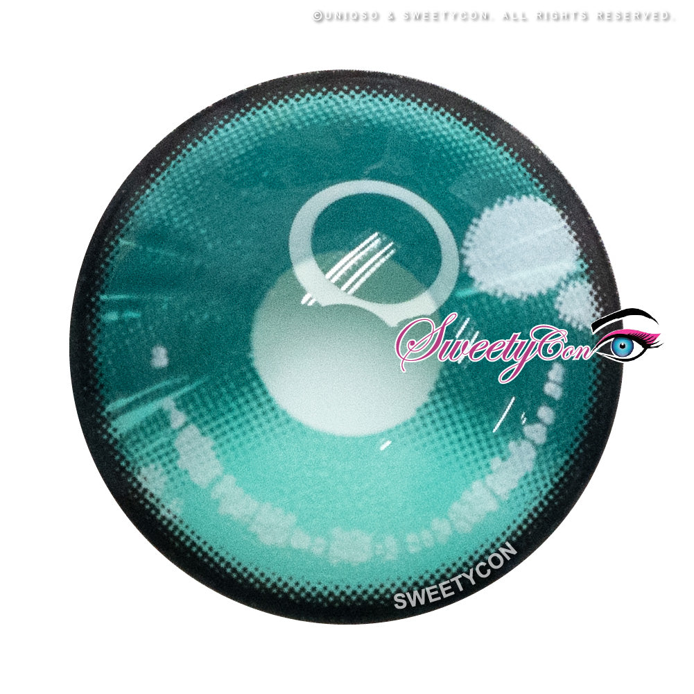 Sweety Anime 2 Teal Green (1 lens/pack)-Colored Contacts-UNIQSO EU