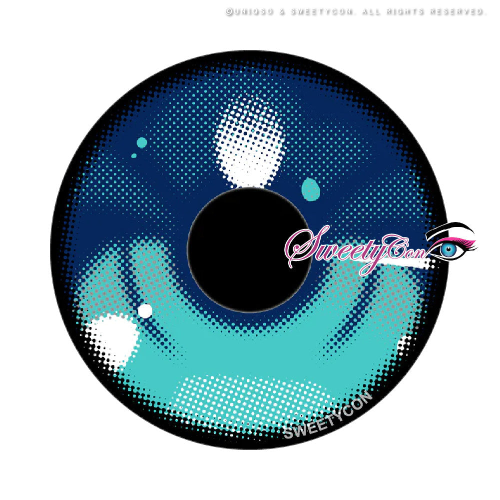 Sweety Anime 3 Blue (1 lens/pack)-Colored Contacts-UNIQSO EU