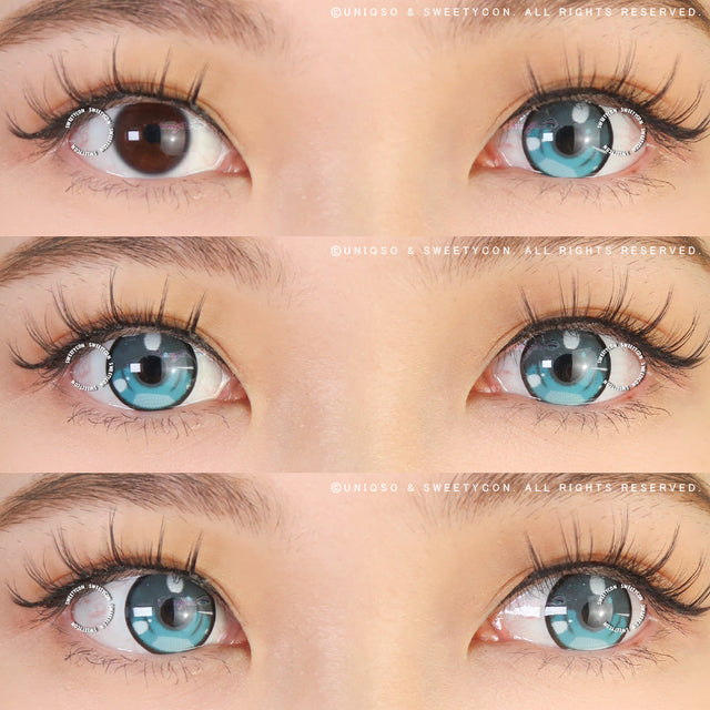 Sweety Anime 3 Gray (1 lens/pack)-Colored Contacts-UNIQSO EU