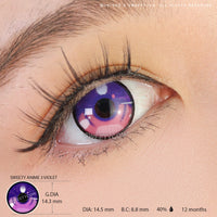 Sweety Anime 3 Violet (1 lens/pack)-Colored Contacts-UNIQSO EU