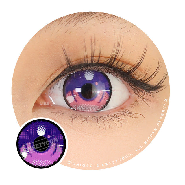 Sweety Anime 3 Violet (1 lens/pack)-Colored Contacts-UNIQSO EU