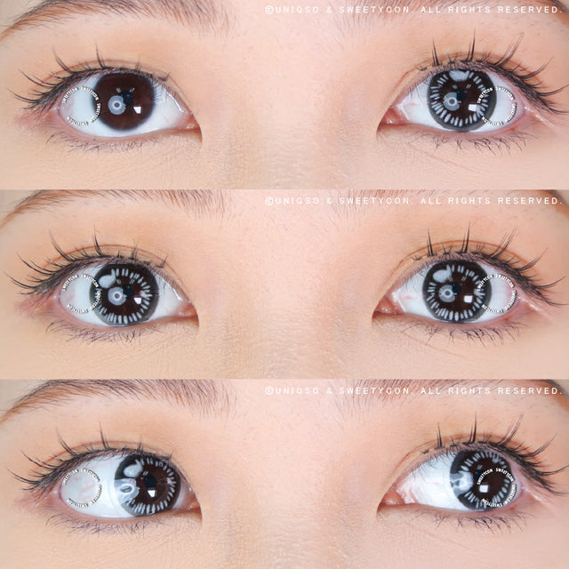 Sweety Anime Black (1 lens/pack)-Colored Contacts-UNIQSO EU