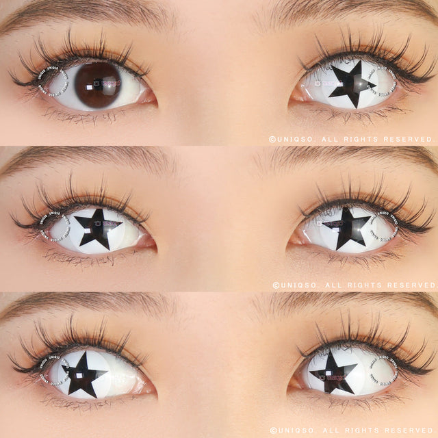Sweety Anime Black Star (1 lens/pack)-Colored Contacts-UNIQSO EU