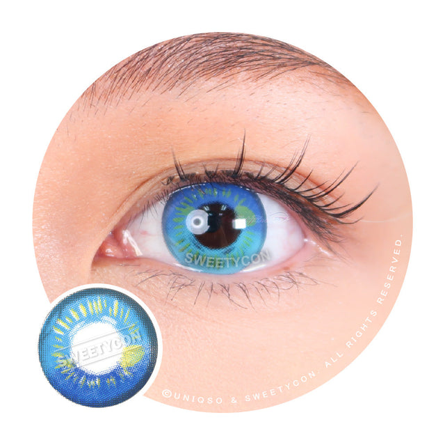 Sweety Anime Blue (1 lens/pack)-Colored Contacts-UNIQSO EU