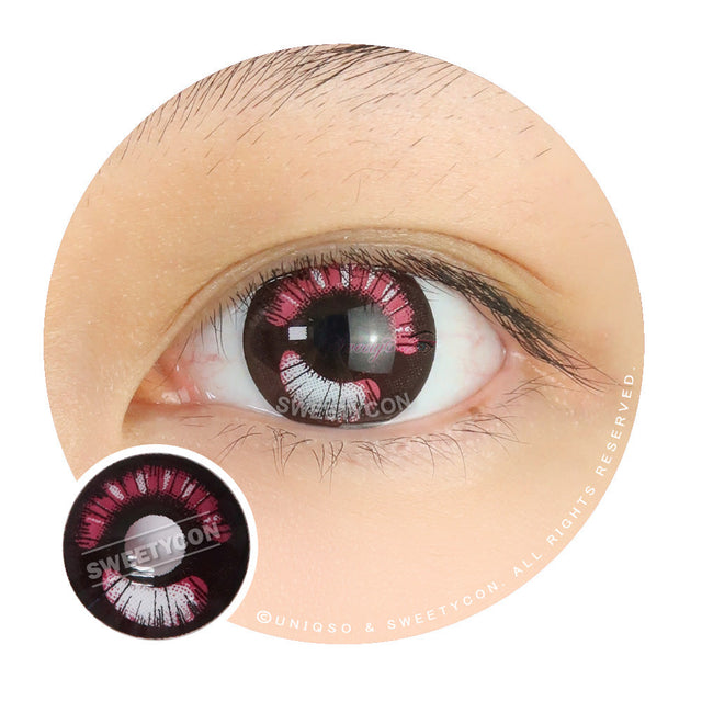 Sweety Anime Boba Violet (1 lens/pack)-Colored Contacts-UNIQSO EU