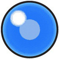 Sweety Anime Cloud Rim Blue (1 lens/pack)-Colored Contacts-UNIQSO EU