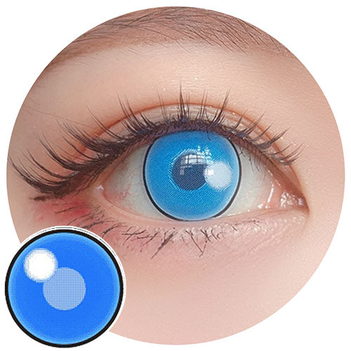 Sweety Anime Cloud Rim Blue (1 lens/pack)-Colored Contacts-UNIQSO EU