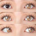 Sweety Anime Cloud Rim Brown (1 lens/pack)-Colored Contacts-UNIQSO EU