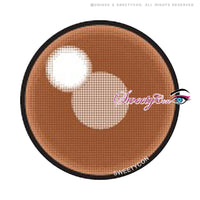 Sweety Anime Cloud Rim Brown (1 lens/pack)-Colored Contacts-UNIQSO EU
