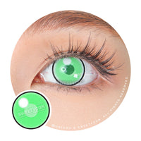 Sweety Anime Cloud Rim Green (1 lens/pack)-Colored Contacts-UNIQSO EU