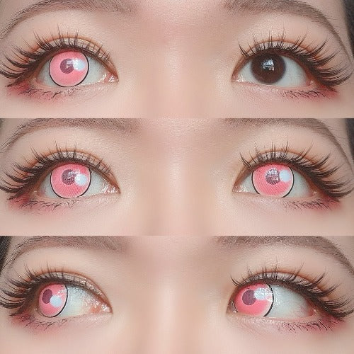 Sweety Anime Cloud Rim Pink (1 lens/pack)-Colored Contacts-UNIQSO EU