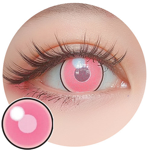 Sweety Anime Cloud Rim Pink (1 lens/pack)-Colored Contacts-UNIQSO EU