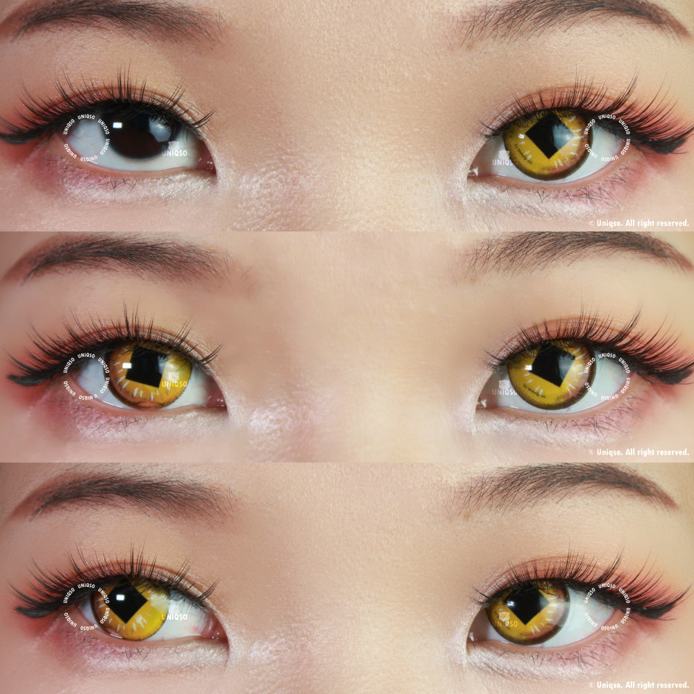 Sweety Anime Diamond Yellow (1 lens/pack)-Colored Contacts-UNIQSO EU