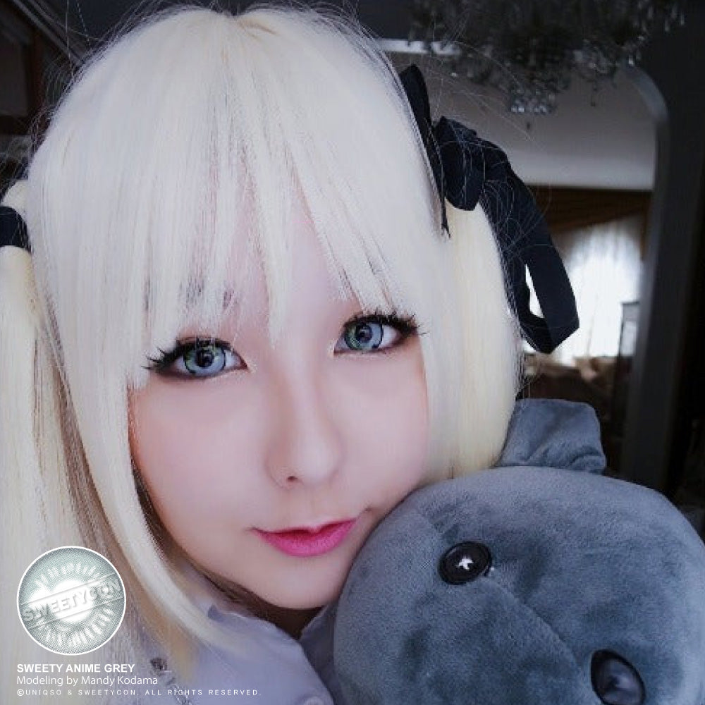 Sweety Anime Grey (1 lens/pack)-Colored Contacts-UNIQSO EU